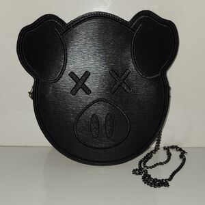 Jeffree Star Black Pig Crossbody Bag